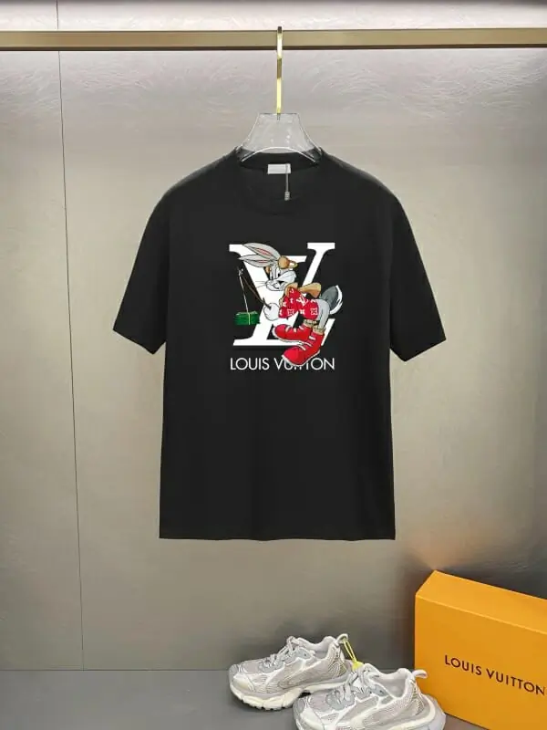 louis vuitton lv t-shirt manches courtes pour unisexe s_1242b40